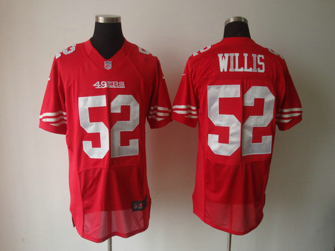 Nike Elite Jersey NFL San Francisco 49ers 52 Patrick Willis Red